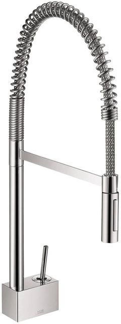 AXOR Starck Chrome Semi-Pro Kitchen Faucet 2-Spray, 1.75 GPM-10820001