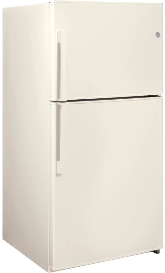 GE® 21.2 Cu. Ft. Bisque Top Freezer Refrigerator-2