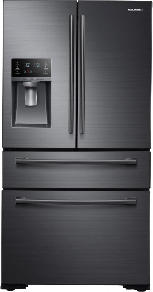 Samsung 30 Cu. Ft. 4-Door French Door Refrigerator-Fingerprint Resistant Black Stainless Steel