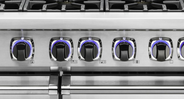 Viking® 7 Series 48" Stainless Steel Pro Style Dual Fuel Natural Gas Range-2