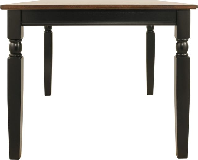 Signature Design by Ashley® Owingsville Black/Brown Rectangular Dining Room Table 4
