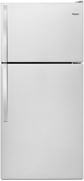 Whirlpool® 18.2 Cu. Ft. Stainless Steel Top Freezer Refrigerator