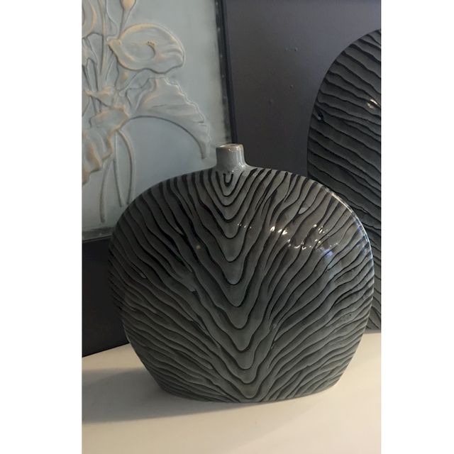 Imax Worldwide Inka Short Ceramic Vase  0