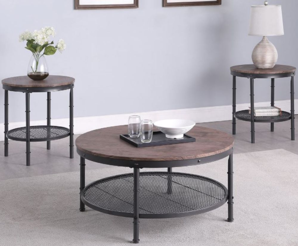 coaster round coffee table