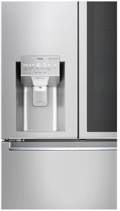 LG 18.3 Cu. Ft. Smudge Resistant Stainless Steel Counter Depth French Door Refrigerator 8