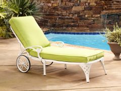 homestyles® Biscayne Off-White Chaise Lounge with Cushion