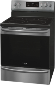 Frigidaire Gallery® 30" Smudge Proof® Black Stainless Steel Free Standing Electric Range 1