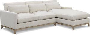 Salt Flat™ Hyde Oat White Chaise Sectional