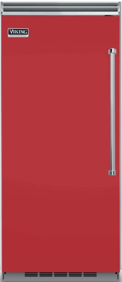 Viking® 5 Series 22.8 Cu. Ft. San Marzano Red Professional Left Hinge All Refrigerator