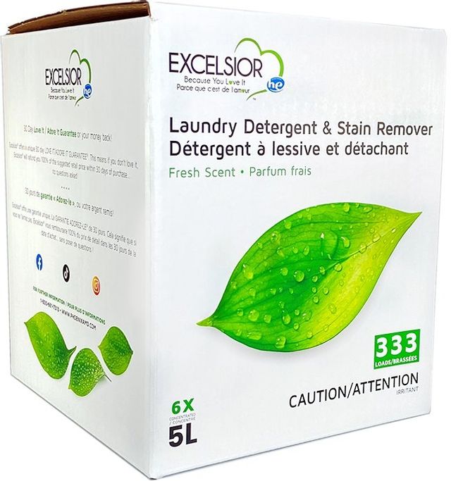 Excelsior® HE 5L Fresh Scent Laundry Detergent and Stain Remover Set 1