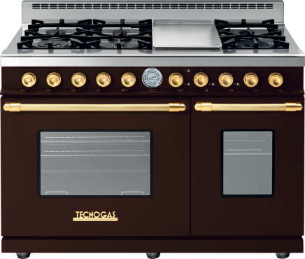 brown gas range