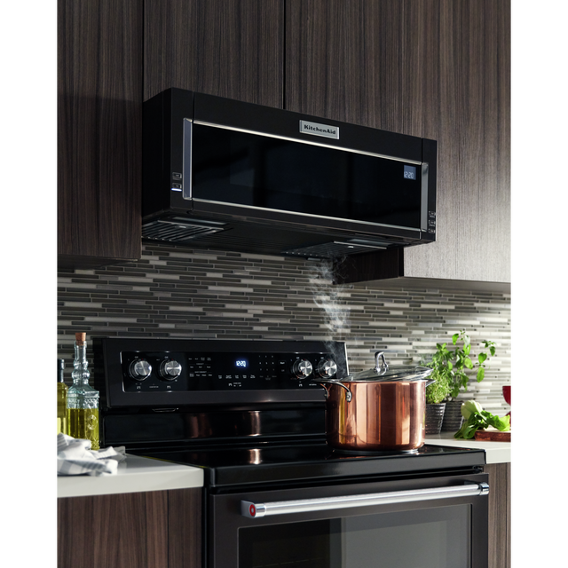 KitchenAid® 1.1 Cu. Ft. Black Stainless Steel Over the Range Microwave 3