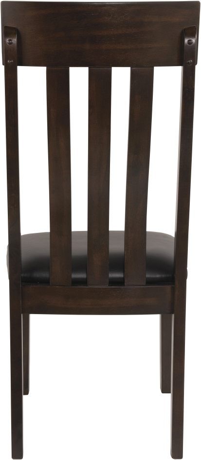 Signature Design by Ashley® Haddigan Dark Brown Dining Upholstered Side Chair 3