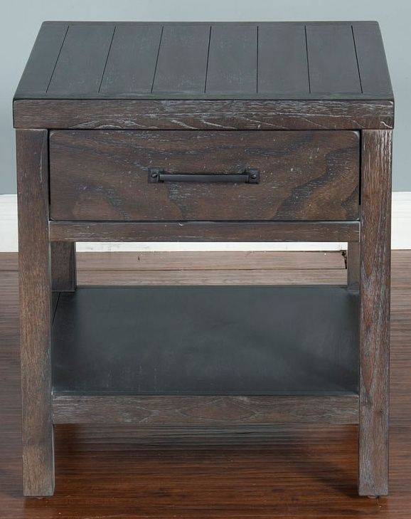 Sunny Designs Dundee Kettle Black End Table 1