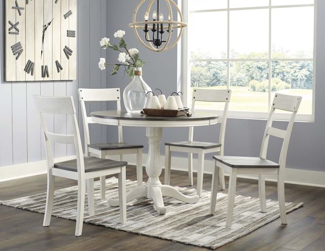 Signature Design by Ashley® Nelling 5-Piece Two-Tone Dining Table Set-3