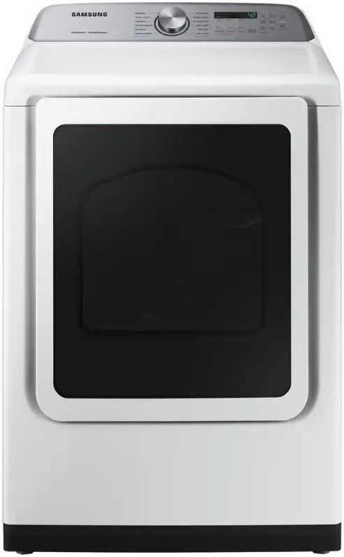Samsung 7.4 Cu. Ft. White Front Load Gas Dryer [Scratch & Dent]  0