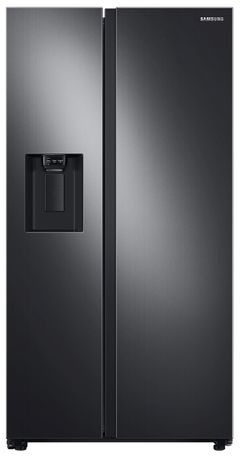 Samsung 22.0 Cu. Ft. Black Stainless Steel Counter Depth Side-by-Side Refrigerator-RS22T5201SG