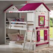 Donco Trading Company Twin Over Twin Sweetheart Bunk