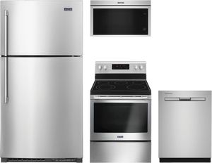 Maytag® 4 Piece Fingerprint Resistant Stainless Steel Kitchen Package