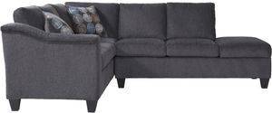 Hughes Furniture Illusion Flannel Sectional
