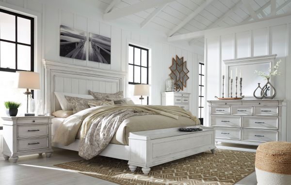 Pensacola 6 Piece California King Bedroom Set (Storage) | Walker ...