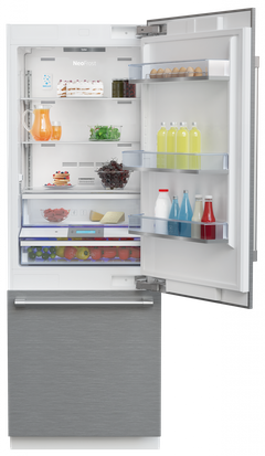 Beko 16.4 Cu. Ft Panel Ready Built In Bottom Freezer Refrigerator