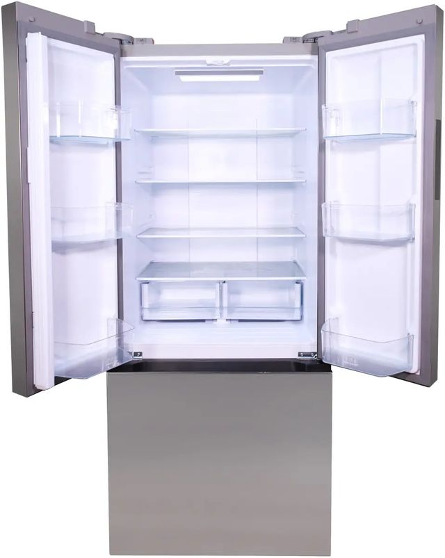Avanti® 17.5 Cu. Ft. Stainless Steel Counter Depth French Door Refrigerator 1