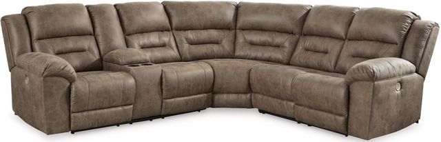 Signature Design by Ashley® Ravenel Fossil 3-Piece Power Reclining Sectional