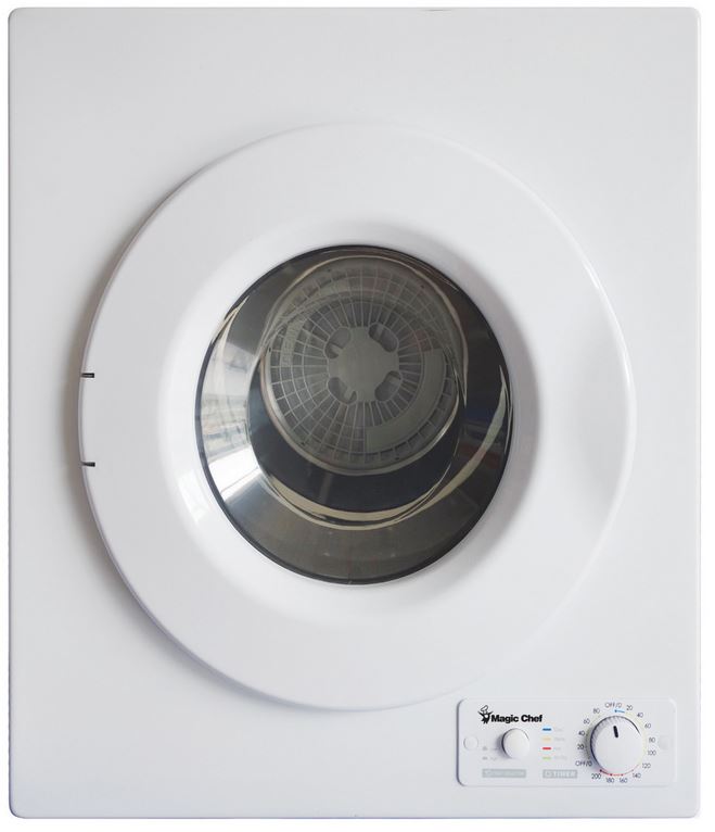 Magic Chef® 2.6 Cu. Ft. White Compact Electric Dryer
