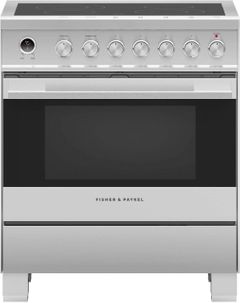 Fisher & Paykel 30" Brushed Stainless Steel Free Standing Electric Range-OR30SDE6X1