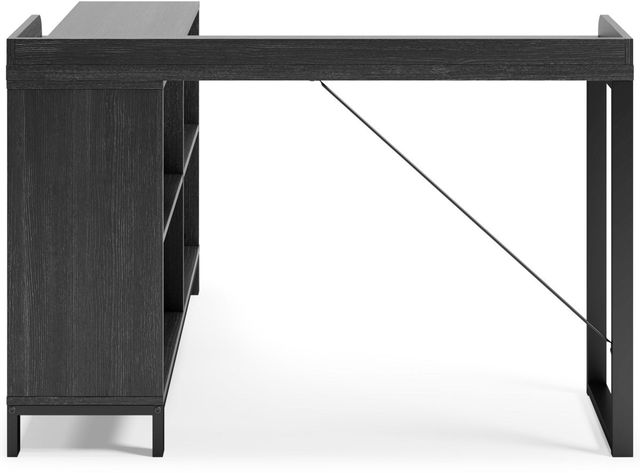 Signature Design by Ashley® Yarlow Black Home Office L-Desk 3