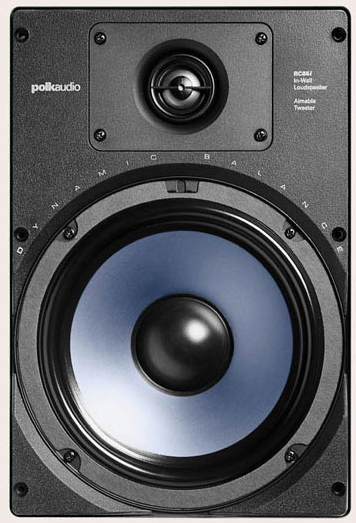 Polk Audio® RCi Series 8" Matte White In-Wall Speaker 1