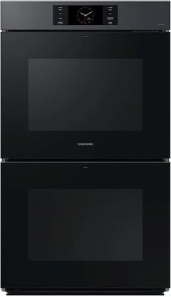 Samsung Bespoke 30" Matte Black Double Electric Wall Oven