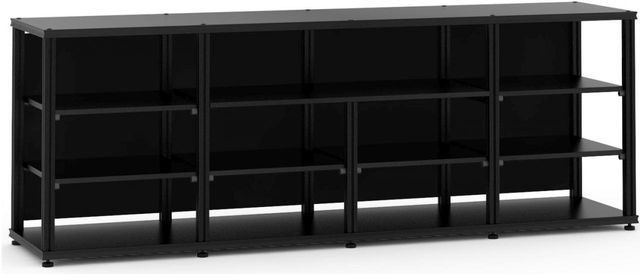 Salamander Designs® Synergy Open Center Quad 30 AV Cabinet-Black