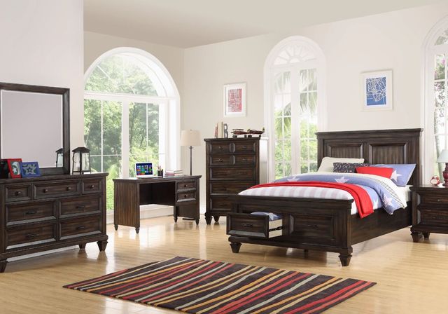 New Classic® Furniture Sevilla Youth Full Panel Storage Bed-1