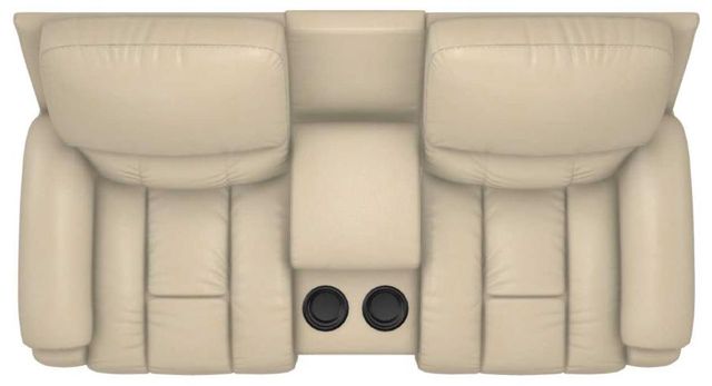 La-Z-Boy® Greyson Ice Leather Power Reclining Loveseat with Console 11