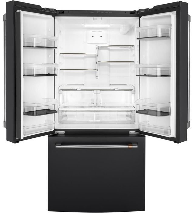 Café™ 18.6 Cu. Ft. Matte Black Counter Depth French Door Refrigerator