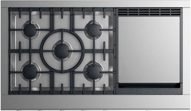 Fisher Paykel Professional 48" Gas Rangetop-Stainless Steel-3
