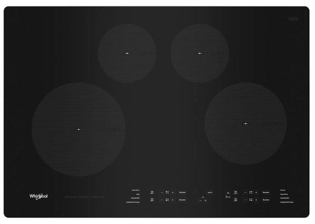 Whirlpool® 30" Stainless Steel Frame Electric Induction Cooktop 4