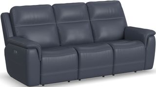 sawyer leather power reclining sofa review