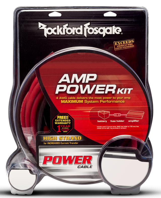 Rockford Fosgate® Dual Amp 1/0 AWG Dual Amp Wiring Kit