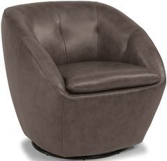 Flexsteel® Wade Light Brown Swivel Chair