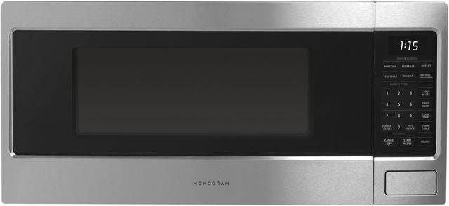 Monogram® 1.1 Cu. Ft. Stainless Steel Countertop Microwave-0