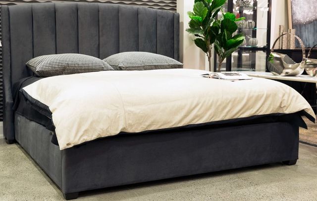 Decor-Rest® Furniture LTD 195 King Upholstered Panel Bed