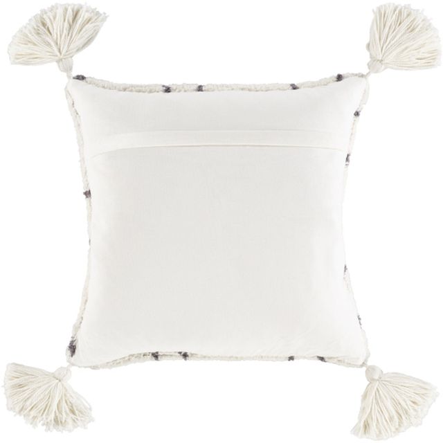 Surya Braith Cream/Charcoal 18"x18" Pillow Shell-1