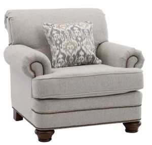 England Furniture Reed Chair with Nailhead Trim