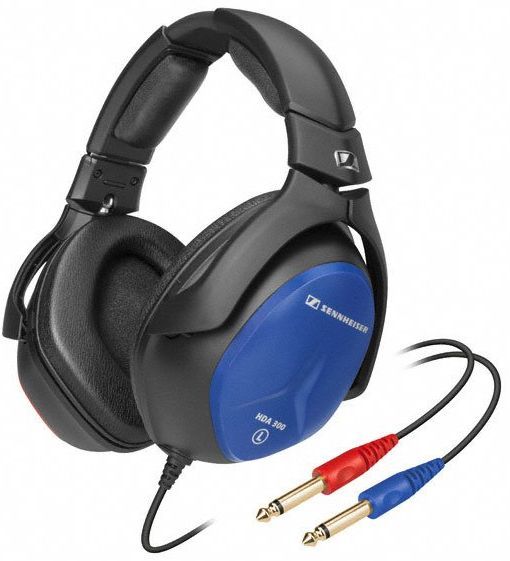 Sennheiser HDA 300 Blue/Red Over-Ear Headphones 1