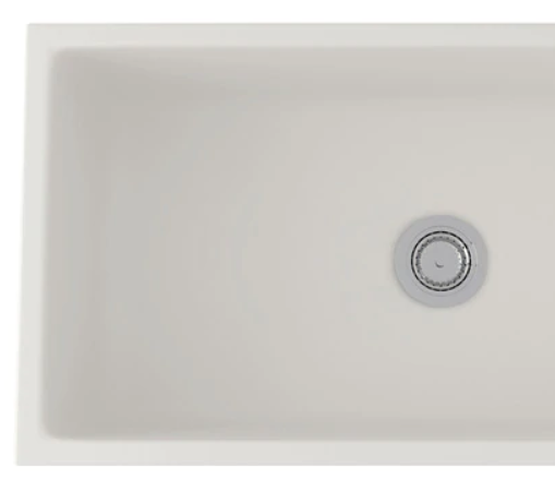 Rohl® Allia Series Pergame Fireclay Single Bowl Undermount Kitchen Sink-1