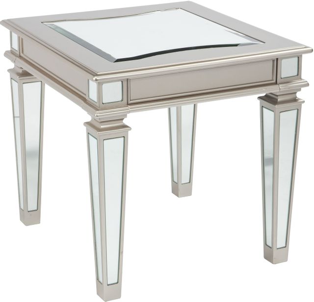 Signature Design by Ashley® Tessani 2-Piece Silver End Table Set 0