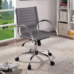 Furniture of America® Canico Gray and Chrome Office Chair